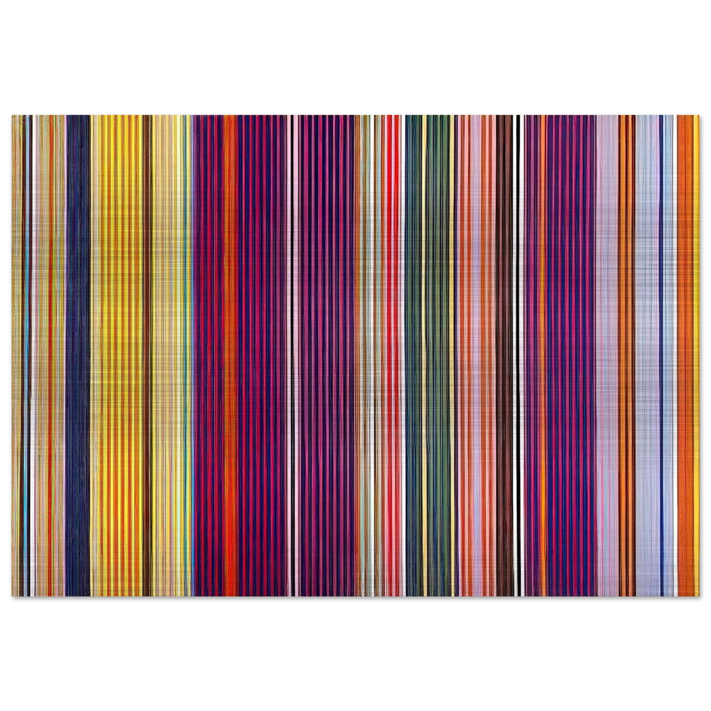 Dr. Peppercorn - 1967 - Gene Davis Brushed Aluminum Print - 70x100 cm / 28x40 inches | Gene Davis Aluminum Print | Gene Davis Prints