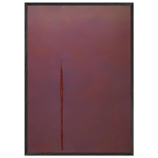 Untitled - 1971 N9 - Theodoros Stamos 70x100 cm / 28x40 inches Framed Art Print – Black Wooden Frame