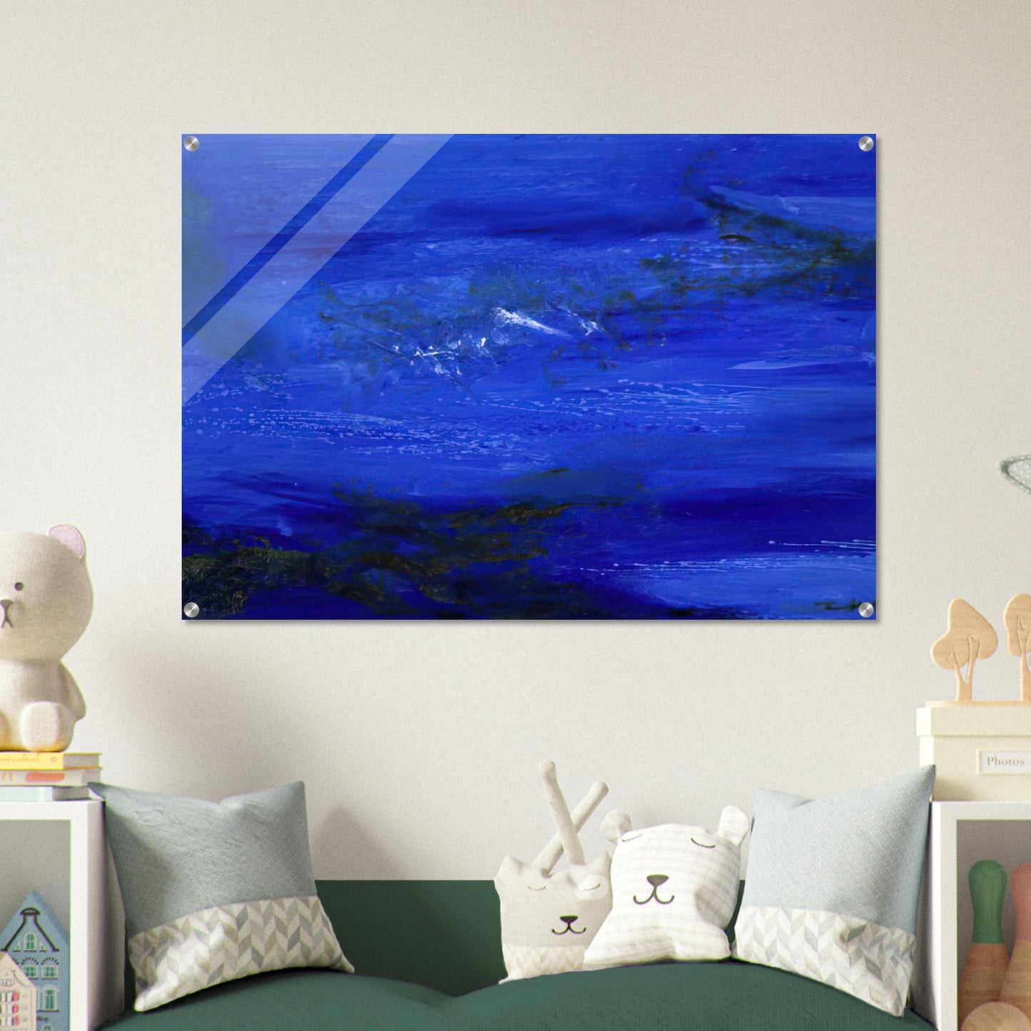 25 10 2002 2002 - Zao Wou-Ki Acrylic Print - 70x100 cm / 28x40″ inches