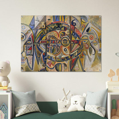 Desert - Richard Pousette-Dart Acrylic Print - 70x100 cm / 28x40″ inches | Richard Pousette-Dart Wall Art | Richard Pousette-Dart Prints