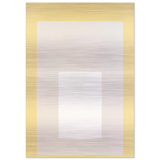 HOMAGE TO THE SQUARE 1959 - Josef Albers Brushed Aluminum Print - 70x100 cm / 28x40 inches | Josef Albers Aluminum Print | Josef Albers Prints
