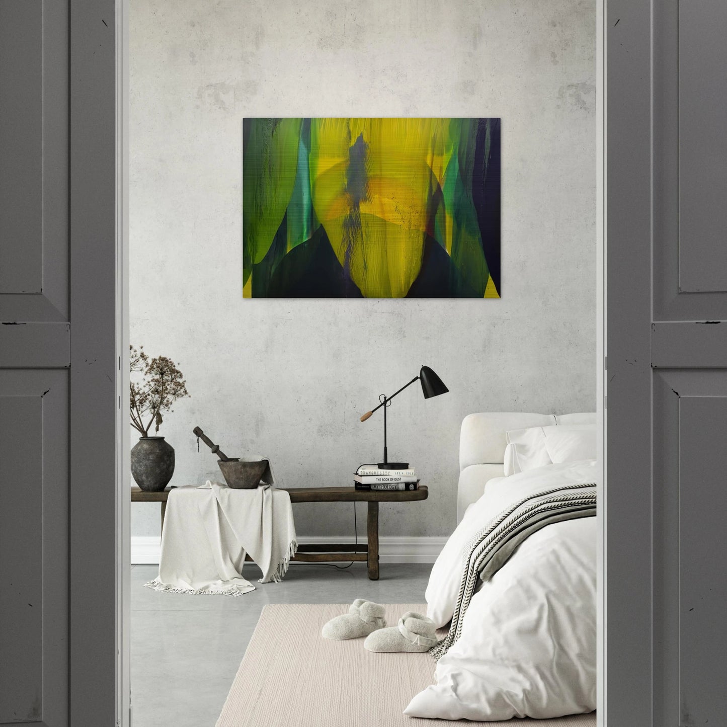 Phenomena Lasting Dawn - 1977 - Paul Jenkins Brushed Aluminum Print - 70x100 cm / 28x40 inches | Paul Jenkins Aluminum Print | Paul Jenkins Prints