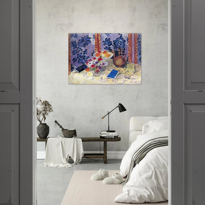 STILL LIFE 3 - Henri Matisse Brushed Aluminum Print - 70x100 cm / 28x40 inches | Henri Matisse Aluminum Print | Henri Matisse Prints