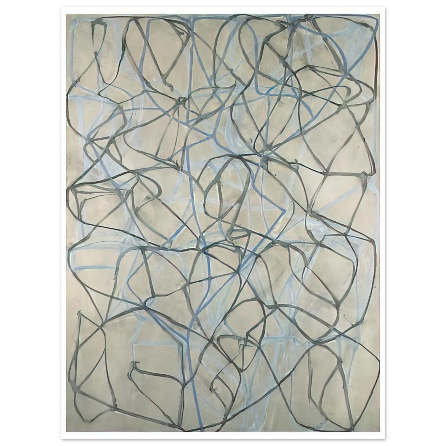 Brice Marden - The Studio - 1990  75x100 cm / 30x40inches Fine Art Poster