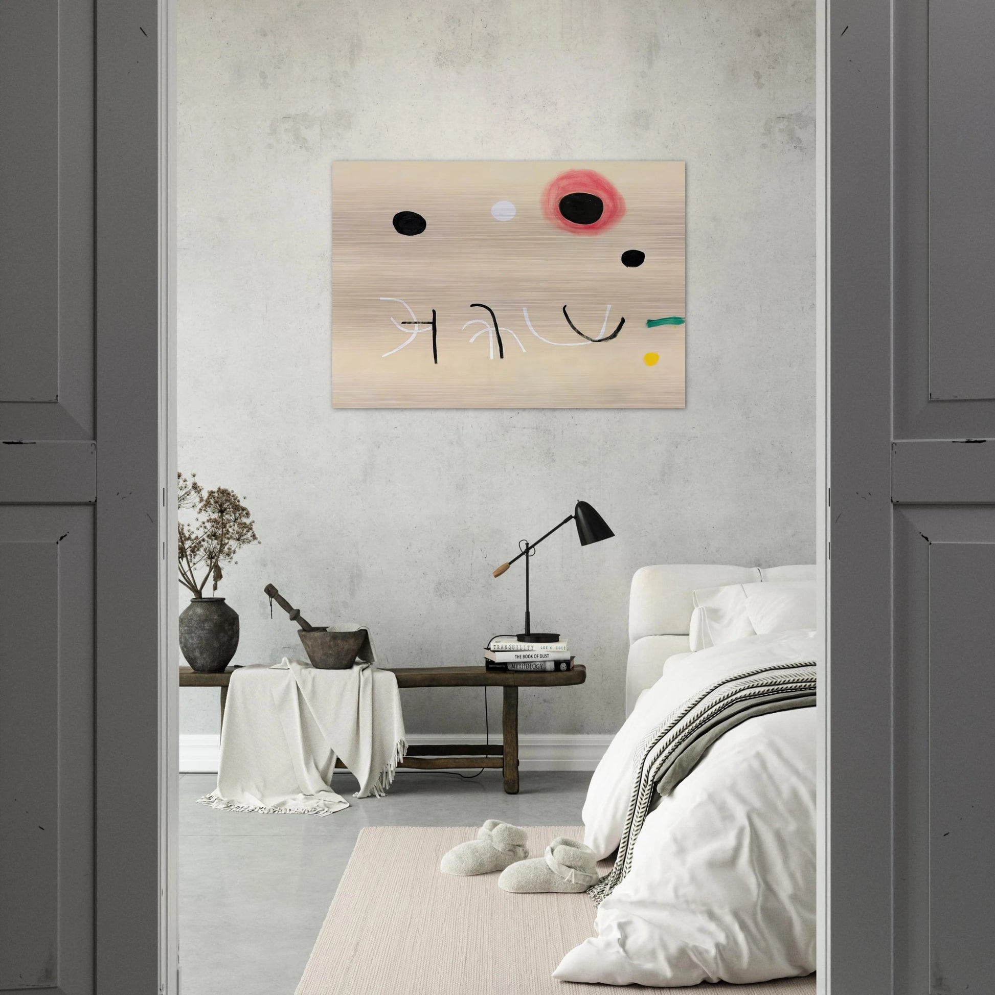 Festival - 1973 - Adolph Gottlieb Brushed Aluminum Print - 70x100 cm / 28x40 inches | Adolph Gottlieb Aluminum Print | Adolph Gottlieb Prints
