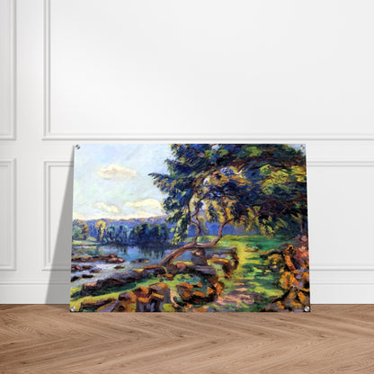 Les rapides a Genetin - 1900 - Armand Guillaumin Acrylic Print - 70x100 cm / 28x40″ inches
