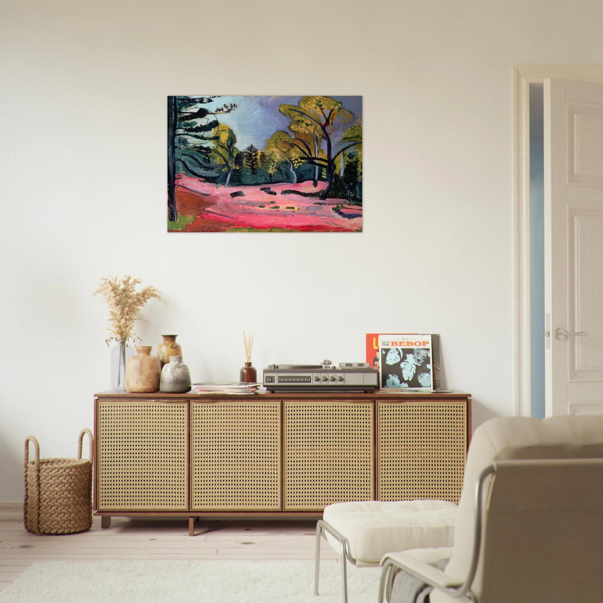 LANDSCAPE 1909 - Henri Matisse Brushed Aluminum Print - 70x100 cm / 28x40 inches | Henri Matisse Aluminum Print | Henri Matisse Prints