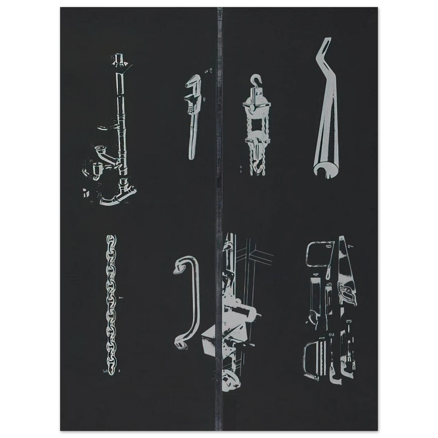 Jim Dine - TOOL BOX 1 1966  75x100 cm / 30x40inches Fine Art Poster