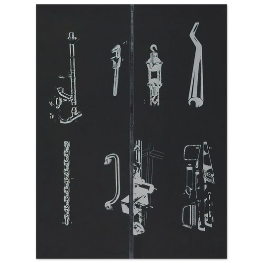 Jim Dine - TOOL BOX 1 1966  75x100 cm / 30x40inches Fine Art Poster