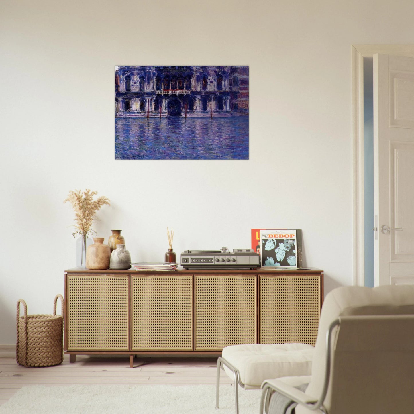 Palazzo Contarini - claude monet Brushed Aluminum Print - 70x100 cm / 28x40 inches | claude monet Aluminum Print | claude monet Prints