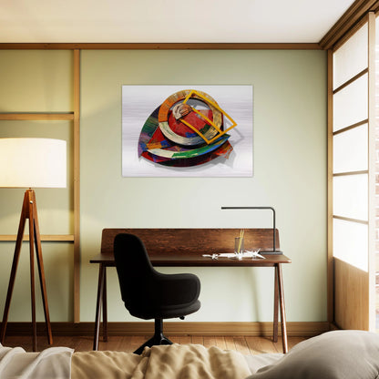 Chehaw - Sam Gilliam Brushed Aluminum Print - 70x100 cm / 28x40 inches | Sam Gilliam Aluminum Print | Sam Gilliam Prints