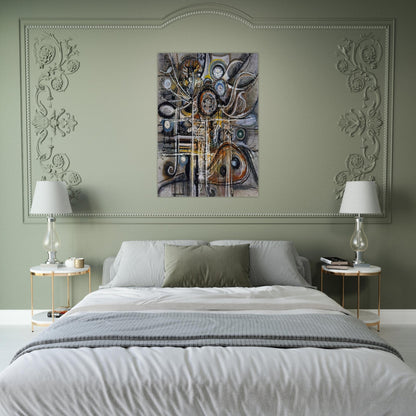The Center - 1943 - Richard Pousette-Dart Brushed Aluminum Print - 70x100 cm / 28x40 inches | Richard Pousette-Dart Aluminum Print | Richard Pousette-Dart Prints