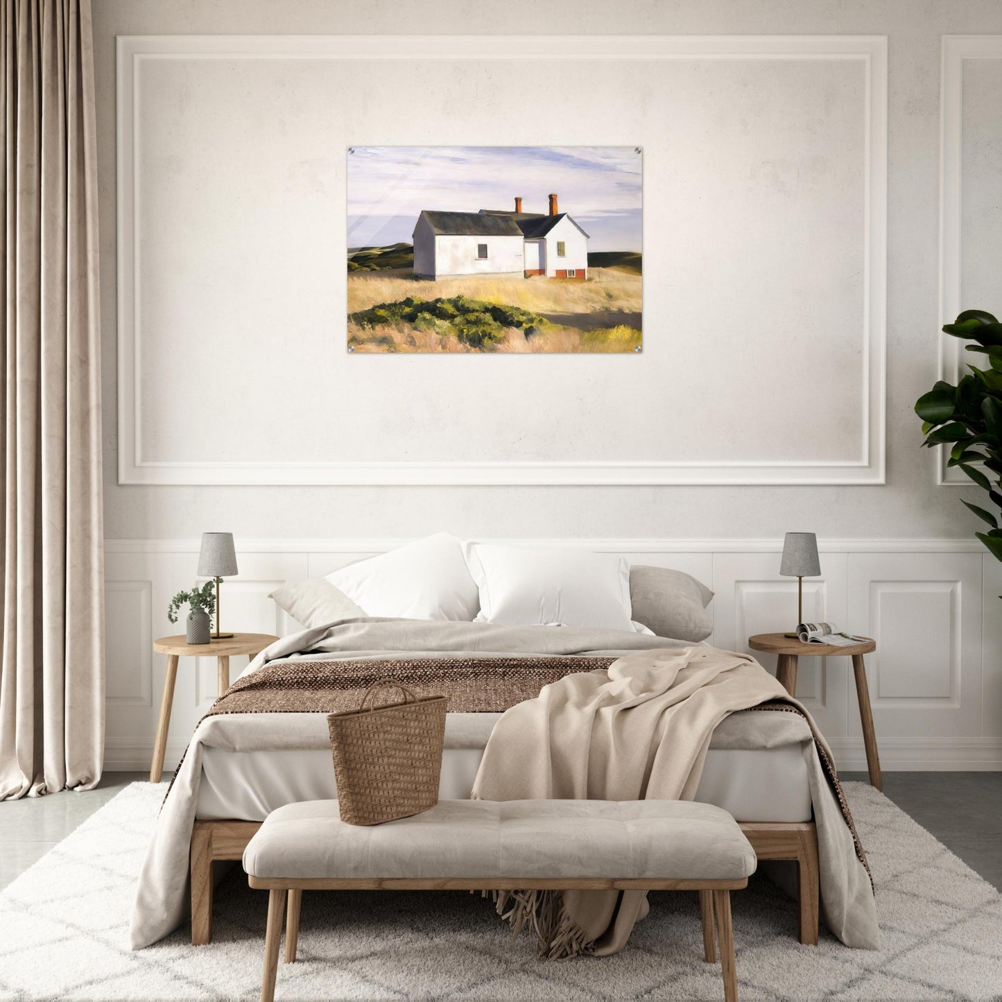 Ryders House - Edward Hopper Acrylic Print - 70x100 cm / 28x40″ inches
