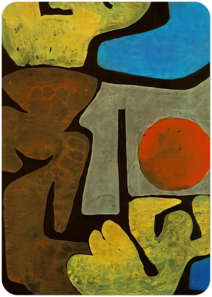 PARK OF IDOLS 1938 By Paul Klee Pack of 10 Post Cards | Paul Klee Post Cards | A6 (10.5 x 14.8 cm) - 4.1 x 5.8 inches