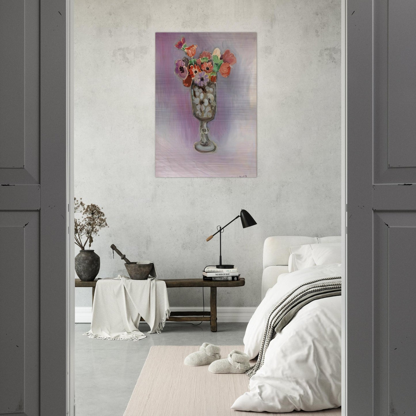 BOUQUET OF ANEMONES 1918 - Henri Matisse Brushed Aluminum Print - 70x100 cm / 28x40 inches | Henri Matisse Aluminum Print | Henri Matisse Prints