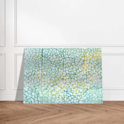 WHITE DAISIES RHAPSODY 1973 - Alma Woodsey Thomas Brushed Aluminum Print - 70x100 cm / 28x40 inches | Alma Woodsey Thomas Aluminum Print | Alma Woodsey Thomas Prints