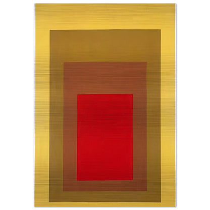 HOMAGE TO THE SQUARE 1967 1 - Josef Albers Brushed Aluminum Print - 70x100 cm / 28x40 inches | Josef Albers Aluminum Print | Josef Albers Prints