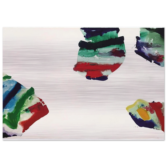 Los Angeles - Sam Francis Brushed Aluminum Print - 70x100 cm / 28x40 inches | Sam Francis Aluminum Print | Sam Francis Prints