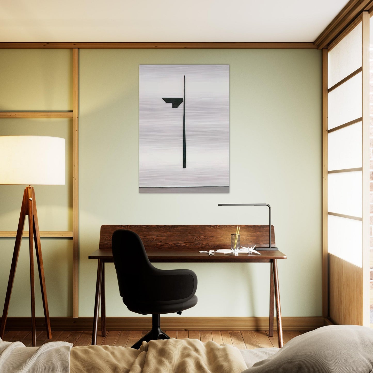 BUTTERFLY II 1969 - BLINKY PALERMO Brushed Aluminum Print - 70x100 cm / 28x40 inches | BLINKY PALERMO Aluminum Print | BLINKY PALERMO Prints