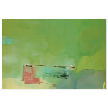 Helen Frankenthaler - Springscape - 1975 Wall art - 75x100 cm / 30x40 inches - Fine Art Poster-canvas - -
