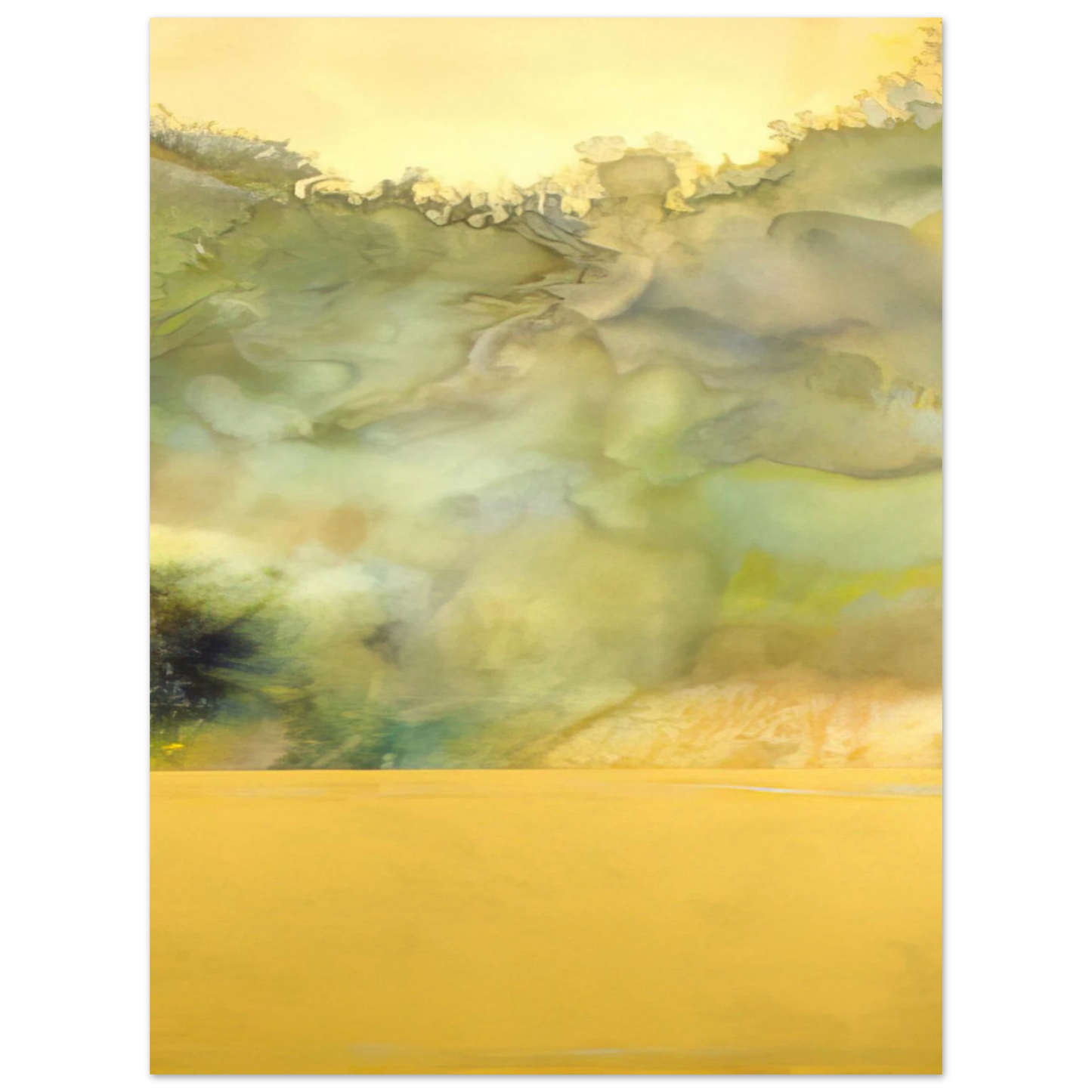 Ronnie Landfield - Elijah - 1969  75x100 cm / 30x40inches Fine Art Poster