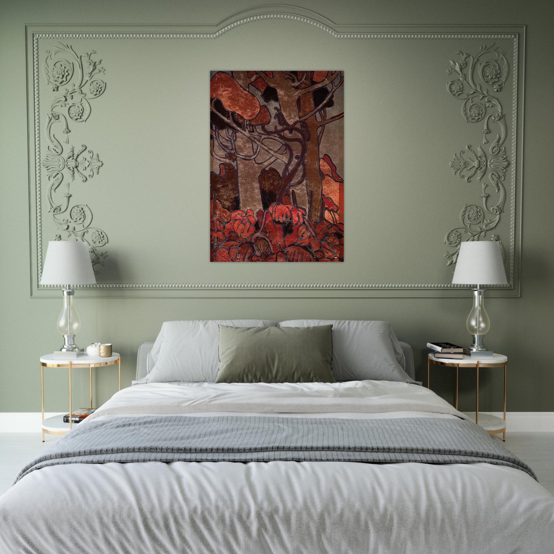 FOREST UNDERGROWTH I 1916 - Tom Thomson Brushed Aluminum Print - 70x100 cm / 28x40 inches | Tom Thomson Aluminum Print | Tom Thomson Prints
