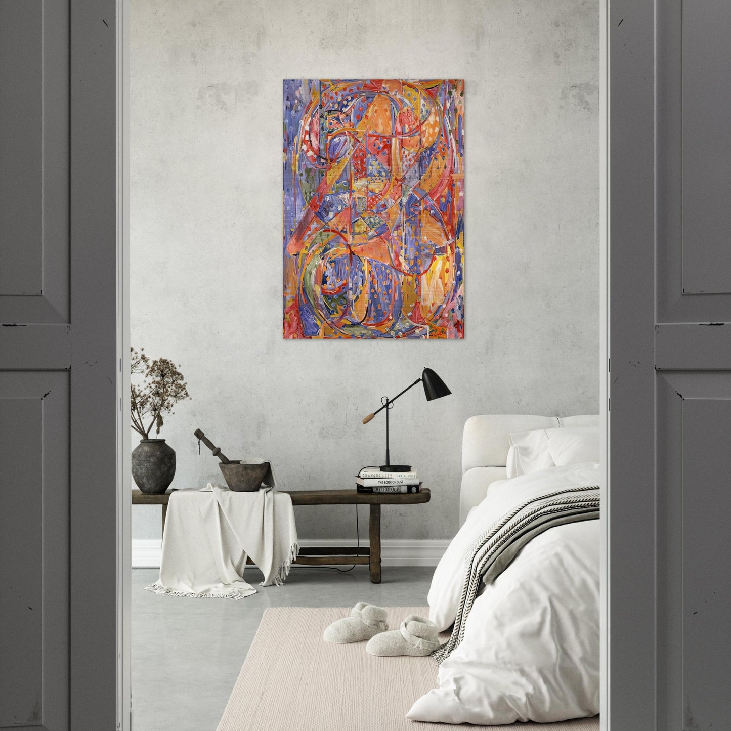 0 THROUGH 9 - Jasper Johns Brushed Aluminum Print - 70x100 cm / 28x40 inches | Jasper Johns Aluminum Print | Jasper Johns Prints