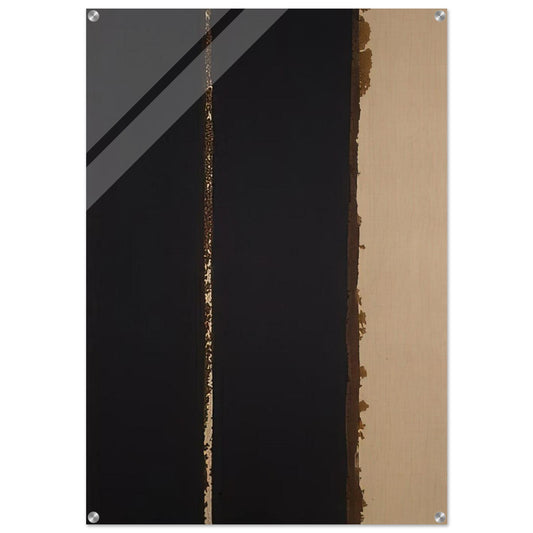 Umber Blue - 1991 - Yun Hyong-keun Acrylic Print - 70x100 cm / 28x40″ inches | Yun Hyong-keun Wall Art | Yun Hyong-keun Prints