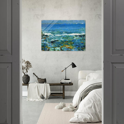 Duck Island from Appledore - Childe Hassam Acrylic Print - 70x100 cm / 28x40″ inches | Childe Hassam Wall Art | Childe Hassam Prints