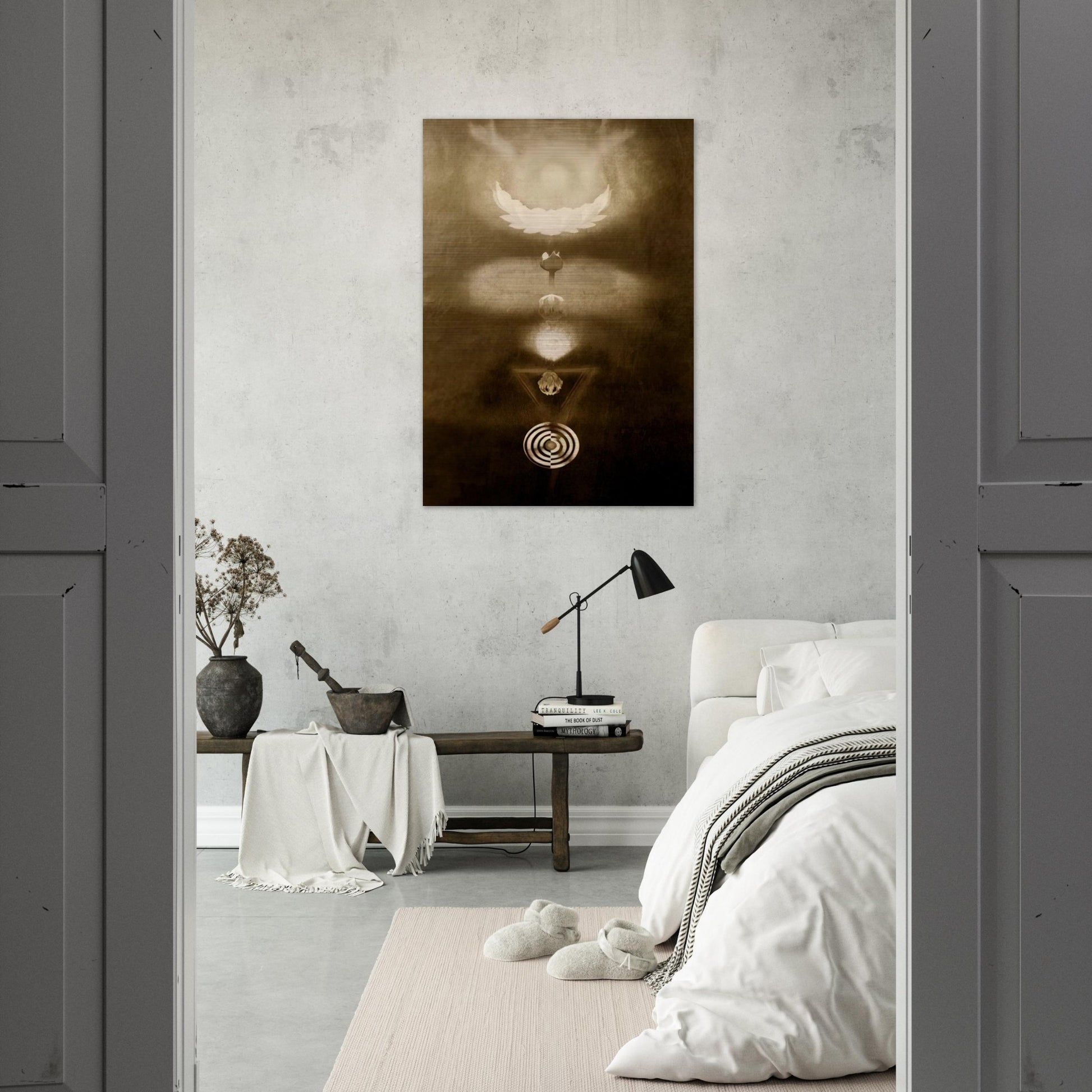 Kundalini - Expressionism - Morris Graves Brushed Aluminum Print - 70x100 cm / 28x40 inches | Morris Graves Aluminum Print | Morris Graves Prints