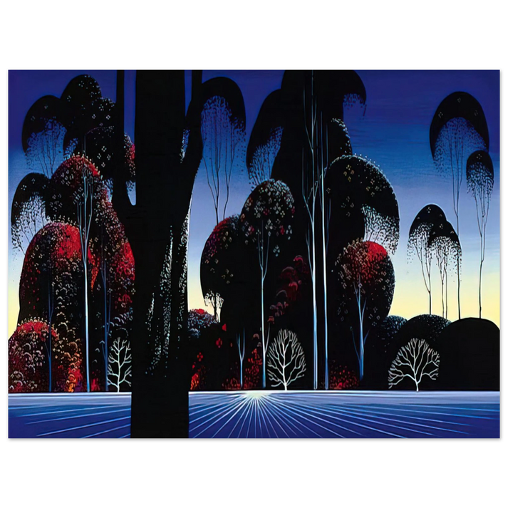 Eyvind Earle - Dark Silence  75x100 cm / 30x40inches Fine Art Poster