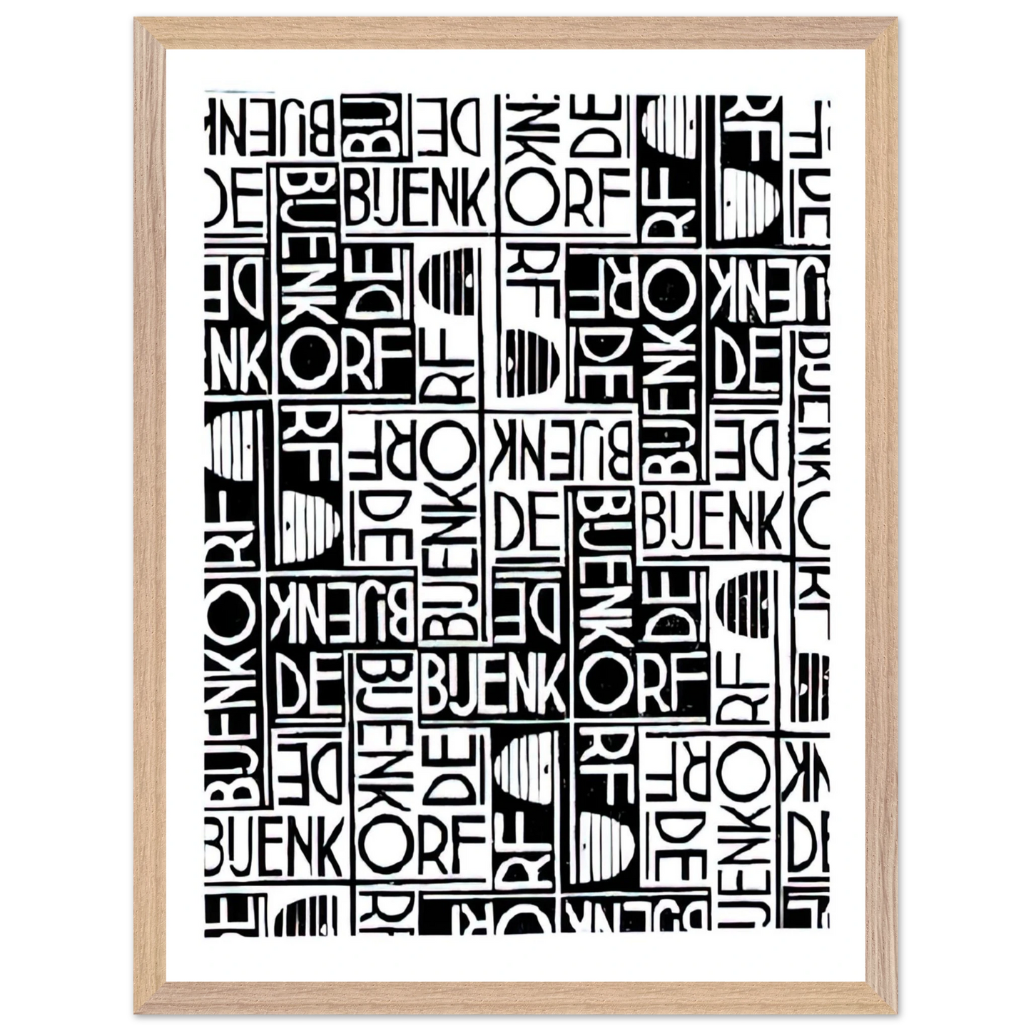 MC Escher - ESCHER (18) Wall Art - 21x29.7 cm / 8x12" - Premium Wooden Framed Poster With Fine Art Paper-canvas - White frame