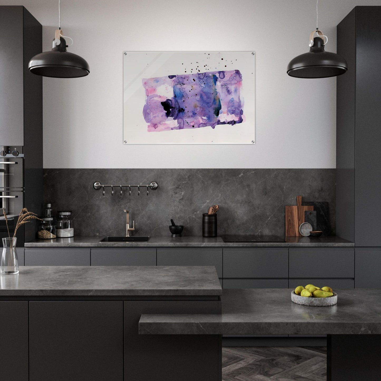 Untitled  SF76-175  - Sam Francis Acrylic Print - 70x100 cm / 28x40″ inches