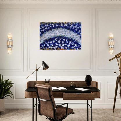 Intensive Crescent - 1985 - Richard Pousette-Dart Brushed Aluminum Print - 70x100 cm / 28x40 inches | Richard Pousette-Dart Aluminum Print | Richard Pousette-Dart Prints