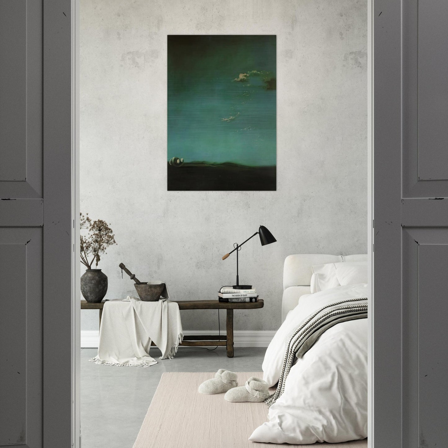 HYPNAGOGIC MONUMENT - Salvador Dali Brushed Aluminum Print - 70x100 cm / 28x40 inches | Salvador Dali Aluminum Print | Salvador Dali Prints
