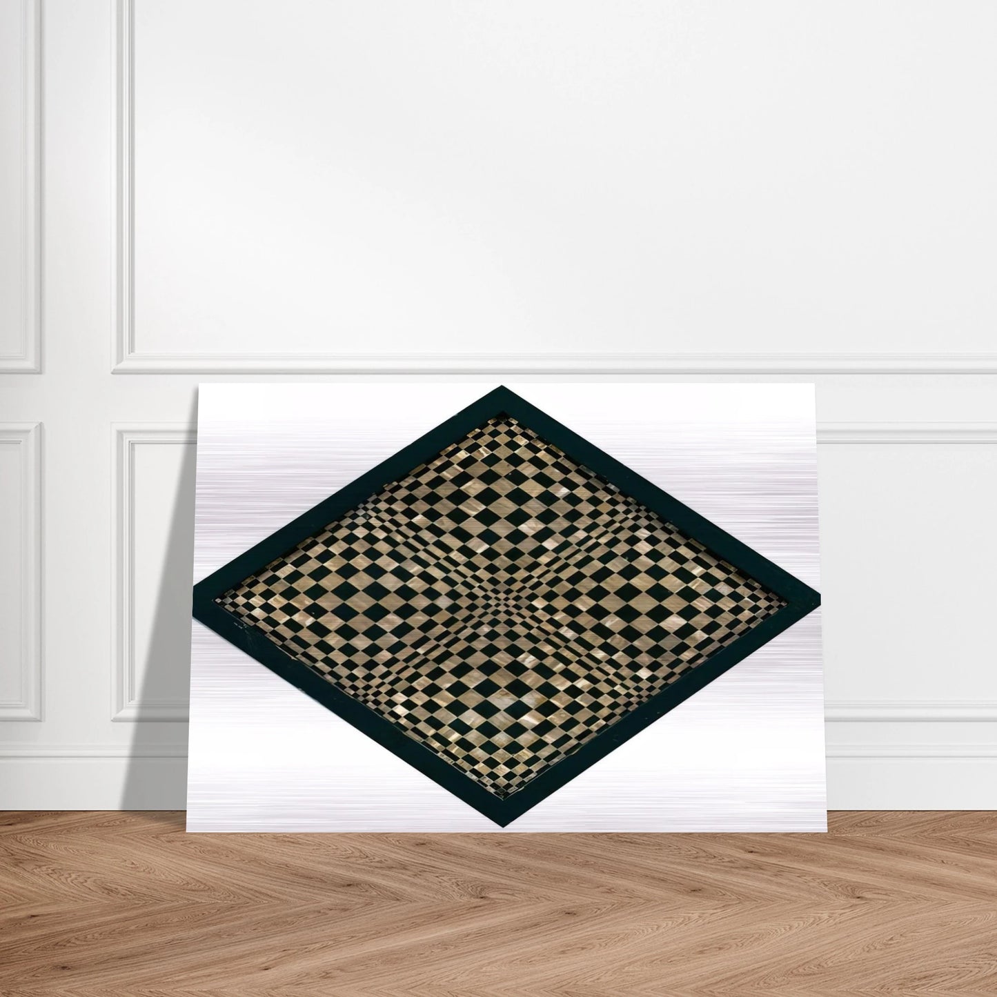 Oggetto ottico dynamico - Op Art - Dadamaino Brushed Aluminum Print - 70x100 cm / 28x40 inches | Dadamaino Aluminum Print | Dadamaino Prints