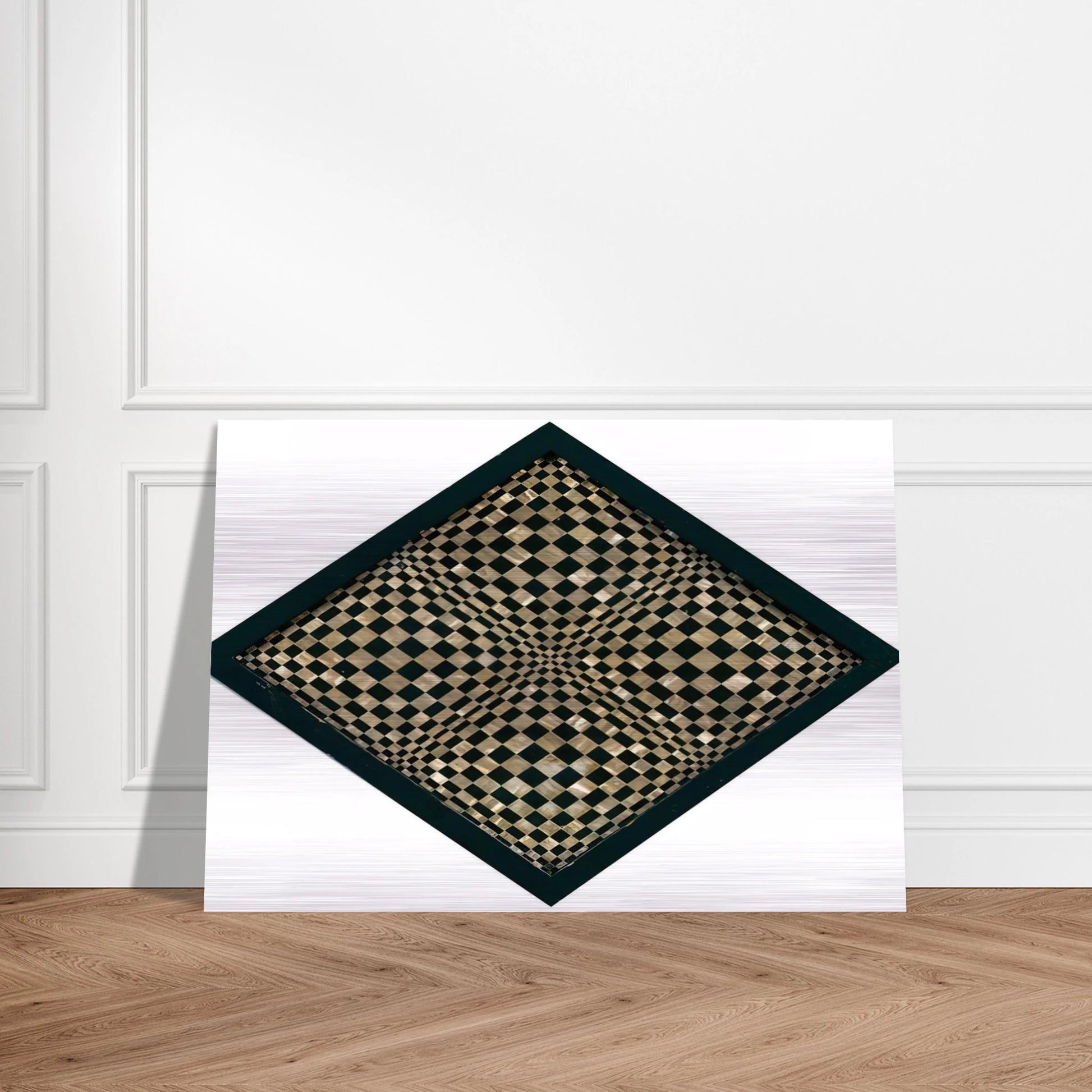 Oggetto ottico dynamico - Op Art - Dadamaino Brushed Aluminum Print - 70x100 cm / 28x40 inches | Dadamaino Aluminum Print | Dadamaino Prints