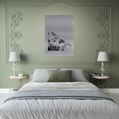 ANNONCIATION AND MOMENTS 383 1994 - Zao Wou-Ki Brushed Aluminum Print - 70x100 cm / 28x40 inches | Zao Wou-Ki Aluminum Print | Zao Wou-Ki Prints