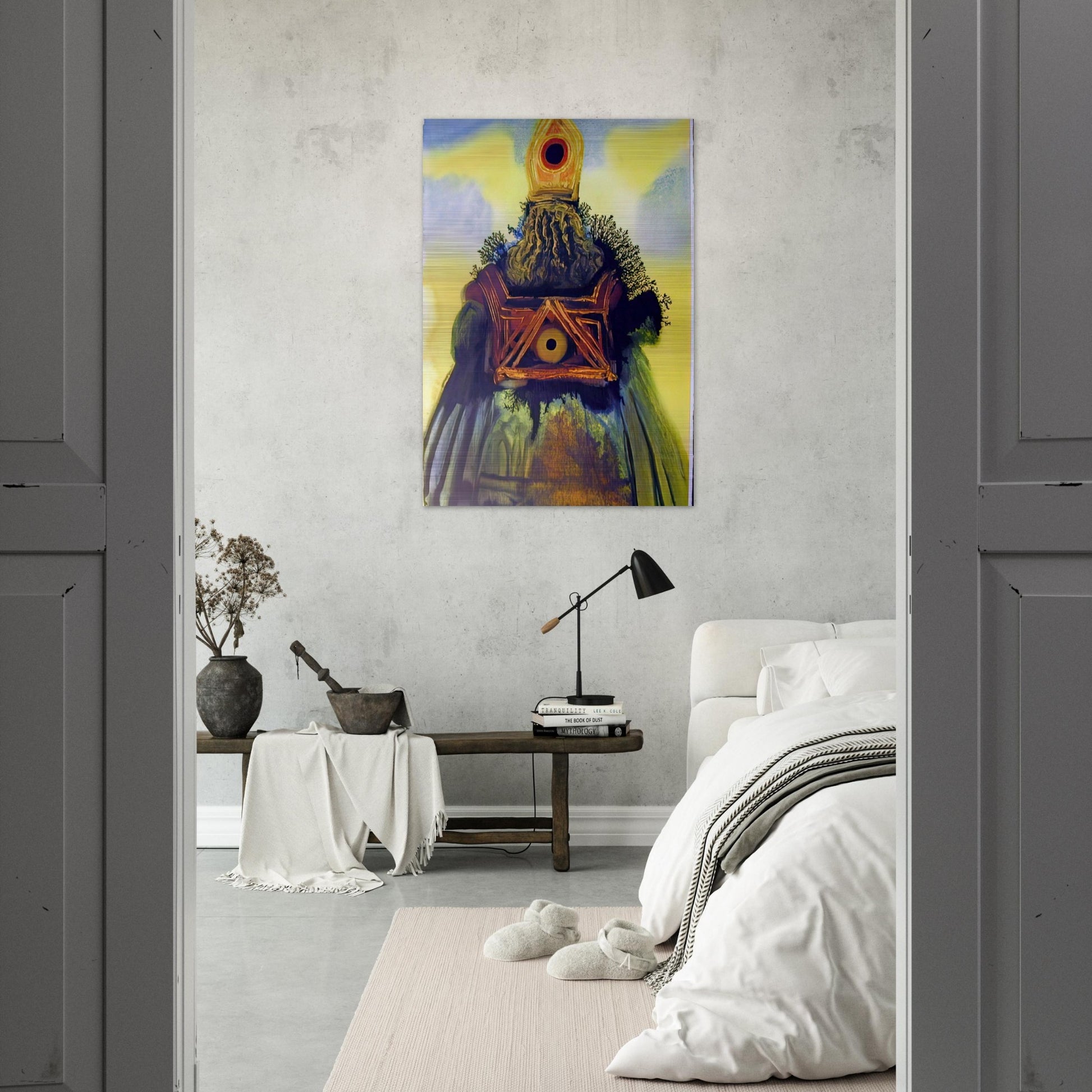 ARCA FOEDERIS 1967 - Salvador Dali Brushed Aluminum Print - 70x100 cm / 28x40 inches | Salvador Dali Aluminum Print | Salvador Dali Prints