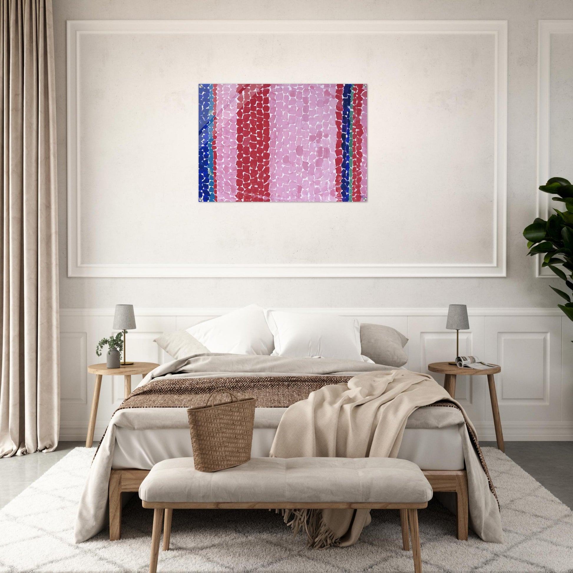 A GLIMPSE OF MARS 1969 - Alma Woodsey Thomas Acrylic Print - 70x100 cm / 28x40″ inches
