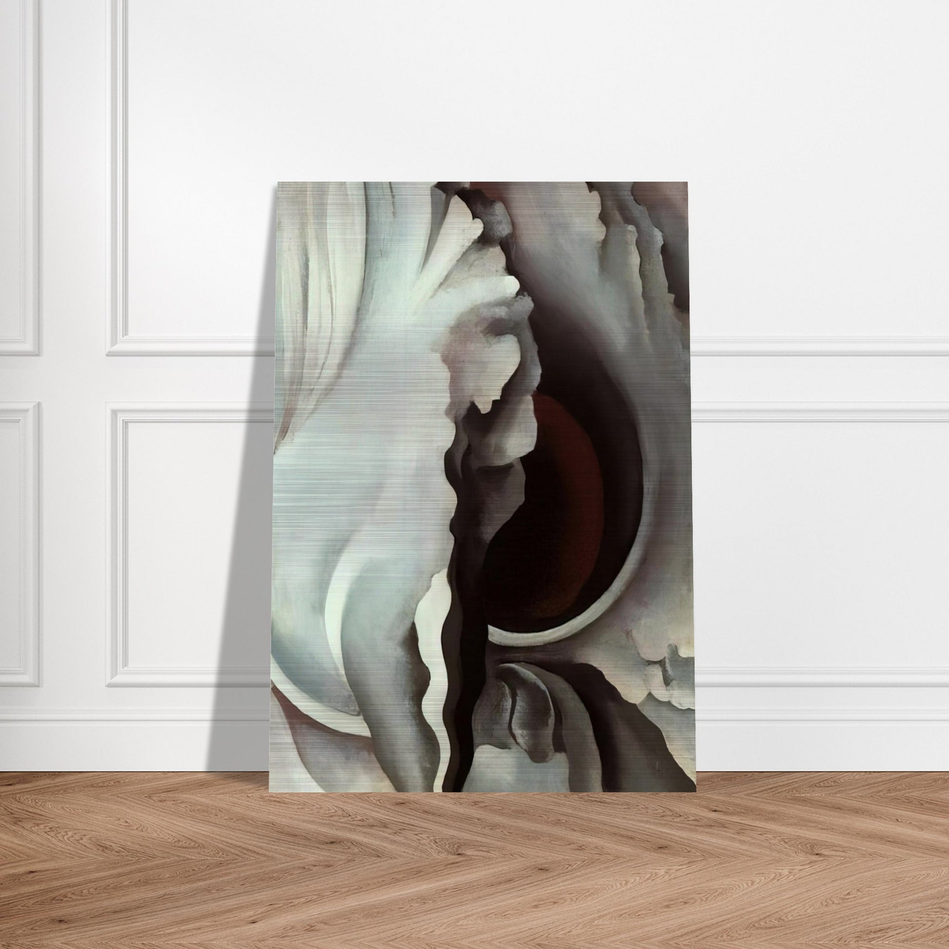 Black Iris - Georgia O'Keeffe Brushed Aluminum Print - 70x100 cm / 28x40 inches | Georgia O'Keeffe Aluminum Print | Georgia O'Keeffe Prints