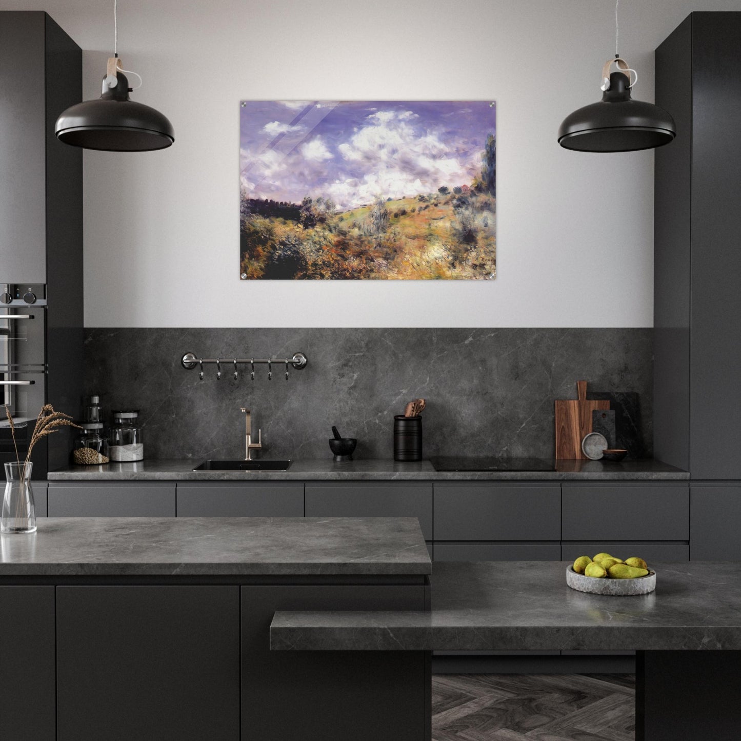 The Gust of Wind - Pierre-Auguste Renoir Acrylic Print - 70x100 cm / 28x40″ inches