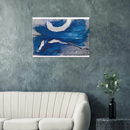 GG-10 - 1991 - Emil Schumacher Brushed Aluminum Print - 70x100 cm / 28x40 inches | Emil Schumacher Aluminum Print | Emil Schumacher Prints