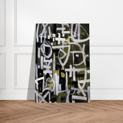 Number 2 - 1950 - Bradley Walker Tomlin Brushed Aluminum Print - 70x100 cm / 28x40 inches | Bradley Walker Tomlin Aluminum Print | Bradley Walker Tomlin Prints
