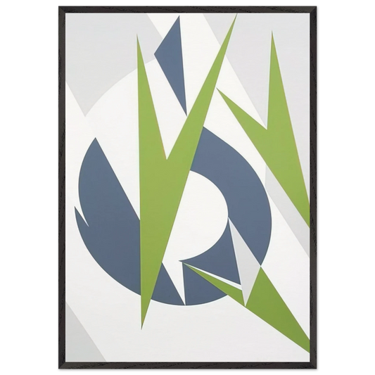 Embrace - Lee Krasner 70x100 cm / 28x40 inches Framed Art Print – Black Wooden Frame
