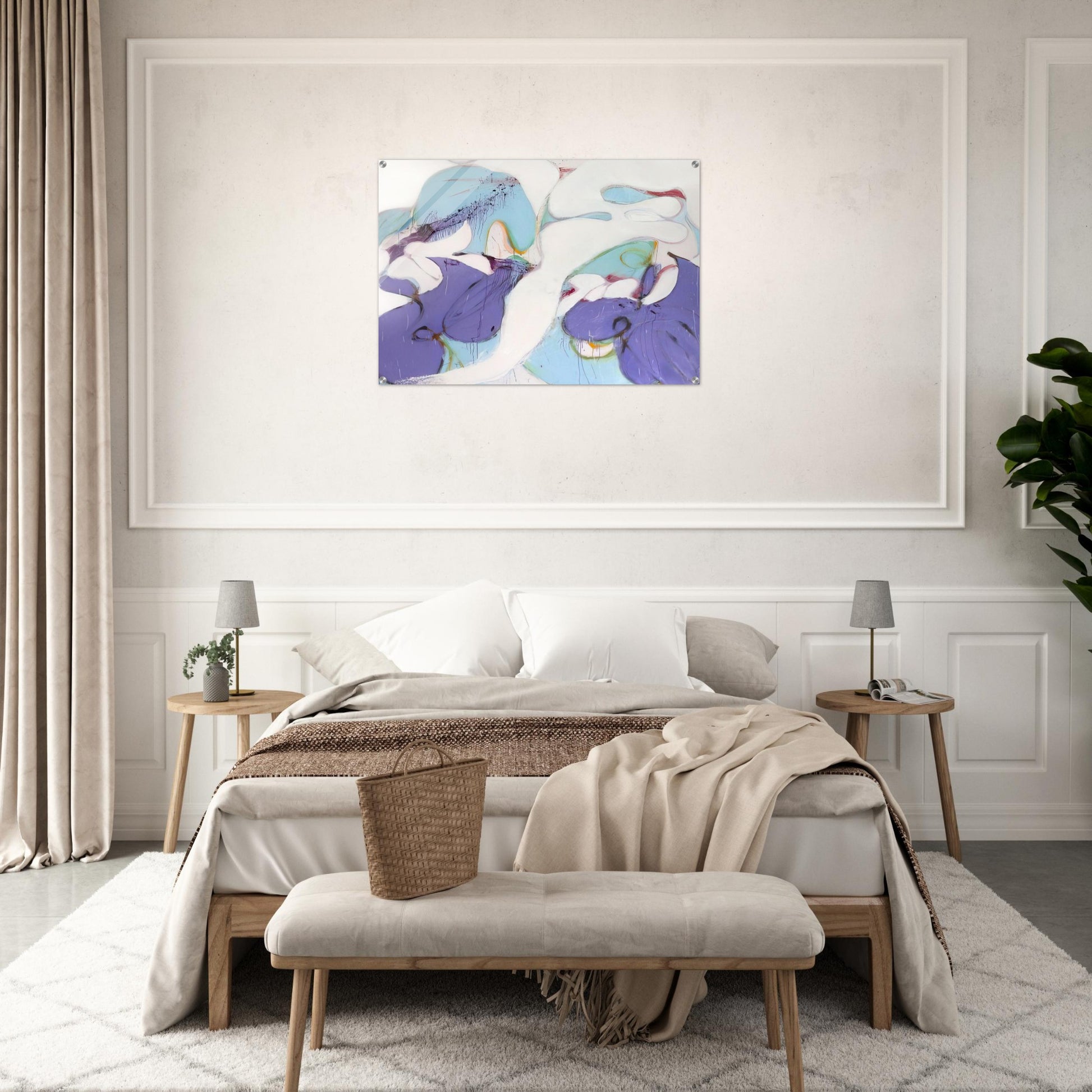 Claudia - 1975 - Norman Bluhm Acrylic Print - 70x100 cm / 28x40″ inches