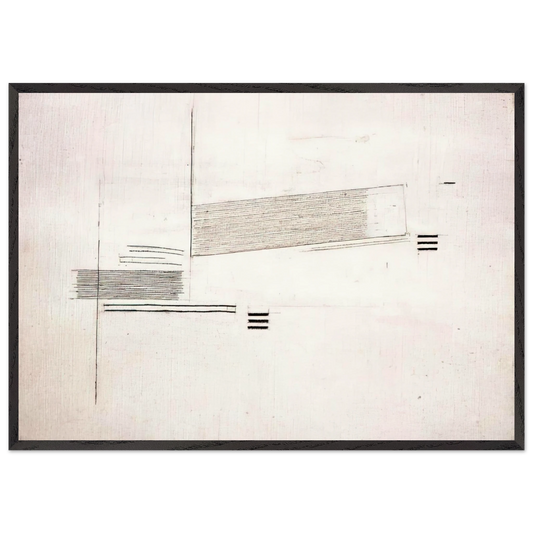 524-A - 1978 - Bice Lazzari 70x100 cm / 28x40 inches Framed Art Print – Black Wooden Frame