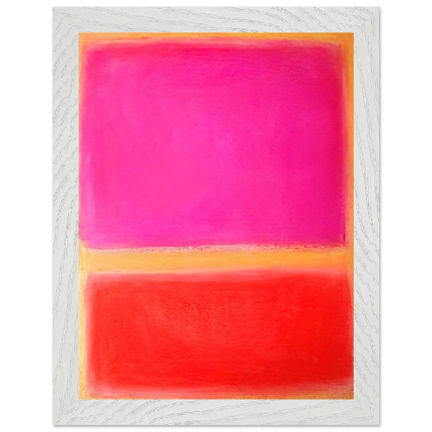 Helen Frankenthaler - Untitled - Color Field Painting Wall art - 60x80 cm / 24x32 inches - Premium Wooden Framed Poster With Fine Art Paper - Wood frame