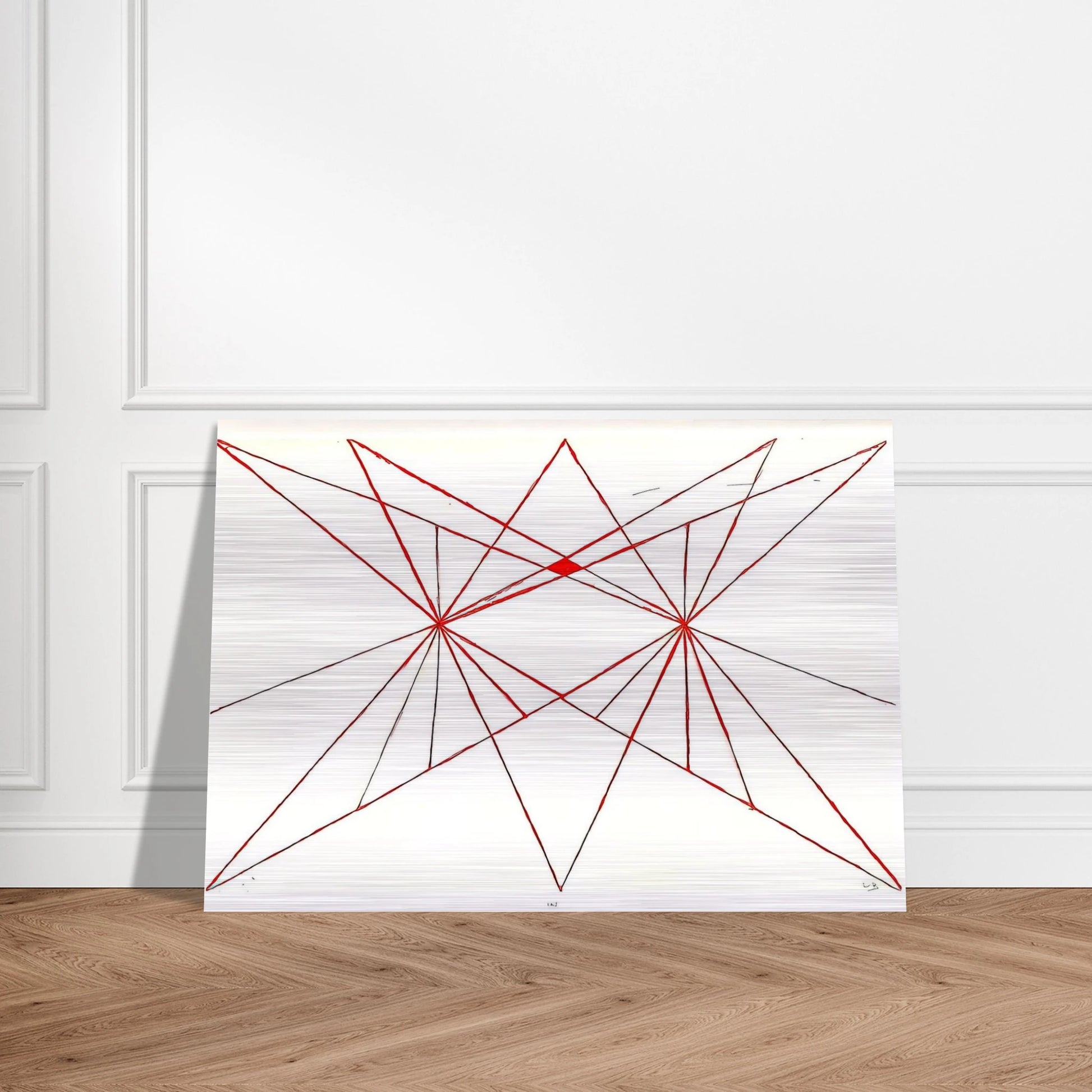 UNTITLED 1995 6 - Louise Bourgeois Brushed Aluminum Print - 70x100 cm / 28x40 inches | Louise Bourgeois Aluminum Print | Louise Bourgeois Prints