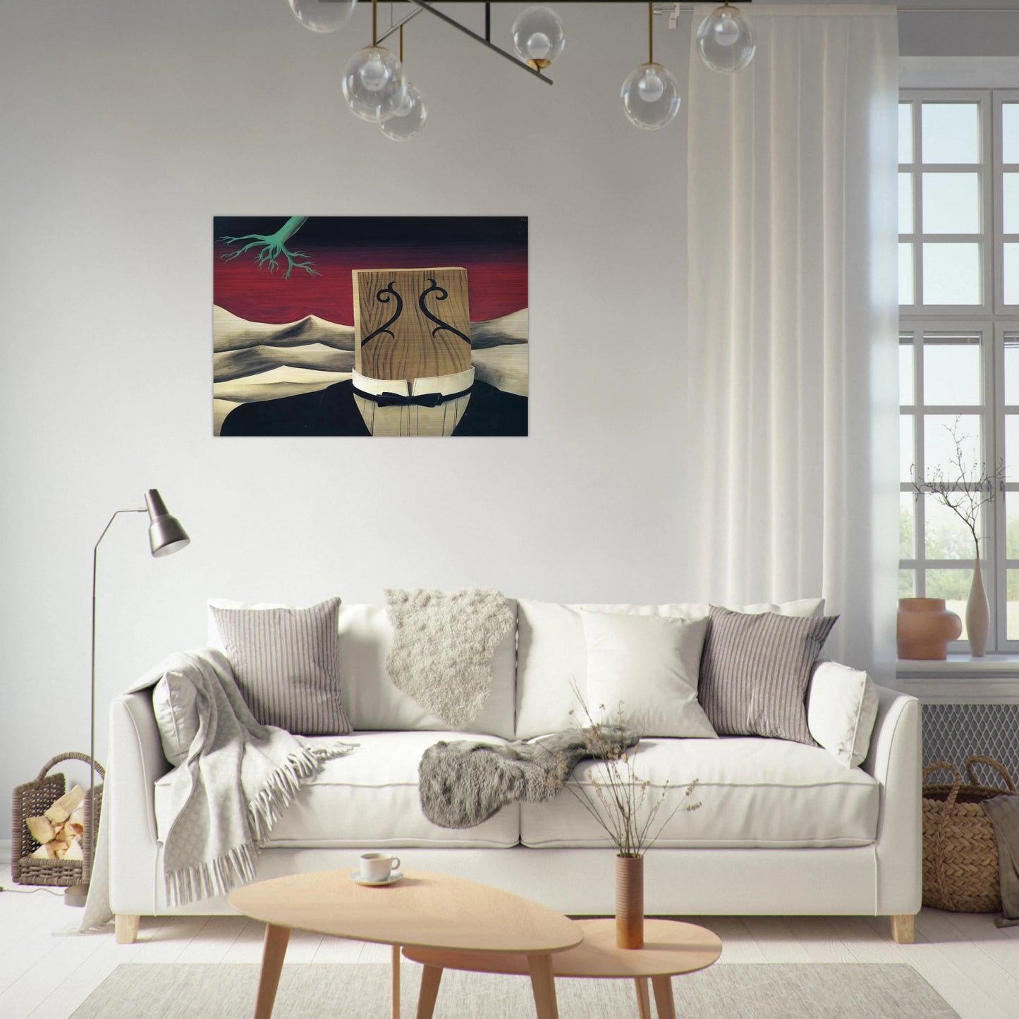 THE CONQUEROR 1926 - Rene Magritte Brushed Aluminum Print - 70x100 cm / 28x40 inches | Rene Magritte Aluminum Print | Rene Magritte Prints